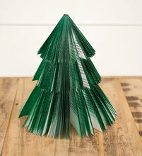 Load image into Gallery viewer, Book Christmas Tree-Green Small