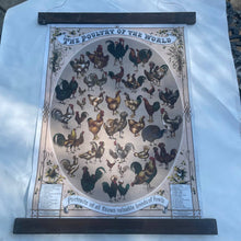 Load image into Gallery viewer, The Poultry of the World Canvas Hanging Print