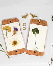 Load image into Gallery viewer, Pioneer Museum Pocket Sized Flower Press | 2"x4": Silver / Cherry