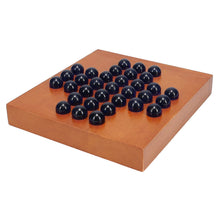 Load image into Gallery viewer, Marble Solitaire Wooden Travel Game - 5 inches