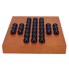 Load image into Gallery viewer, Marble Solitaire Wooden Travel Game - 5 inches