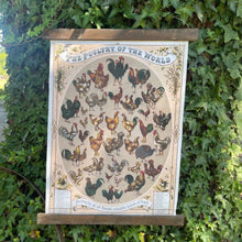 Load image into Gallery viewer, The Poultry of the World Canvas Hanging Print