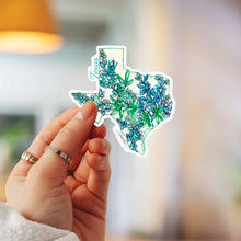 Load image into Gallery viewer, Texas Bluebonnet State Flower Vinyl Sticker