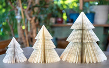 Load image into Gallery viewer, Christmas Tree Book Decor Medium