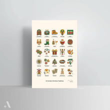 Load image into Gallery viewer, German Christmas Traditions / Poster Art Print: 12x18 - Standard (Arch B) / Print Only