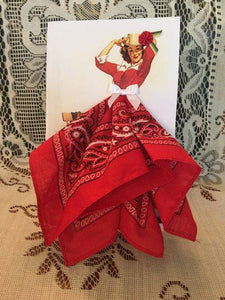 It's All About the Hat Cowgirl Hanky Card