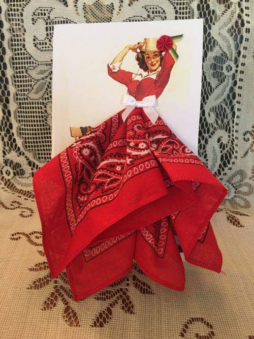 It's All About the Hat Cowgirl Hanky Card