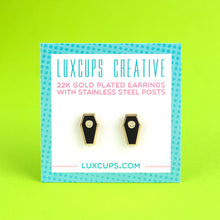 Load image into Gallery viewer, Coffin Earrings
