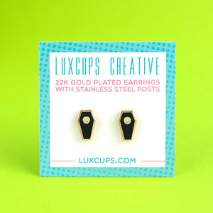 Coffin Earrings