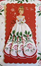 Load image into Gallery viewer, Christmas  Miss Hankie Greeting Card 
: Christmas Rose
