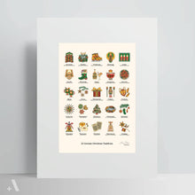 Load image into Gallery viewer, German Christmas Traditions / Poster Art Print: 12x18 - Standard (Arch B) / Print Only

