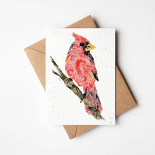 Load image into Gallery viewer, Cardinal Plantable Greeting Card
