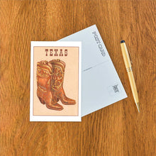 Load image into Gallery viewer, Postcard TX-983 Fancy Cowboy Boots
