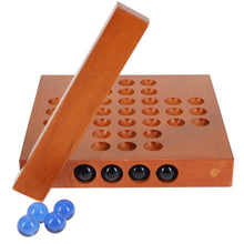 Load image into Gallery viewer, Marble Solitaire Wooden Travel Game - 5 inches
