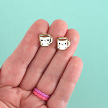 Load image into Gallery viewer, Coffee Cuties Earrings
