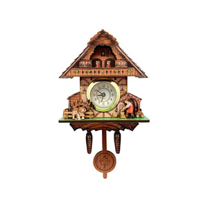 German Man & Dog Functioning Clock Kitchen Fridge Magnet