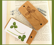 Load image into Gallery viewer, Pioneer Museum Pocket Sized Flower Press | 2"x4": Silver / Cherry
