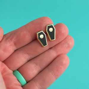 Coffin Earrings