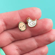 Load image into Gallery viewer, Chicken Or The Egg Earrings
