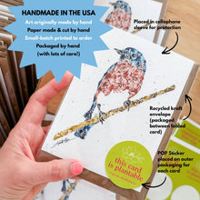 Load image into Gallery viewer, Mockingbird Plantable Greeting Card
