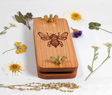 Load image into Gallery viewer, Pioneer Museum Pocket Sized Flower Press | 2"x4": Silver / Cherry
