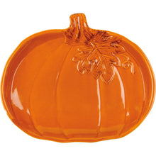 Load image into Gallery viewer, Small Orange Pumpkin Plate

