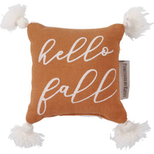 Load image into Gallery viewer, Hello Fall Mini Pillow
