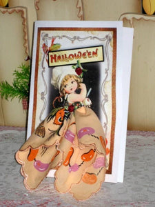 Little Darling Halloween Keepsake Hanky Card