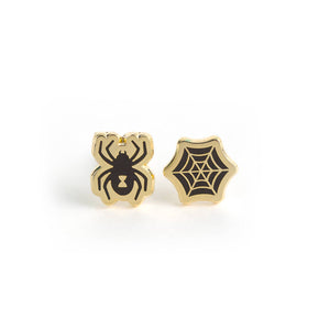 Spider & Web Earrings