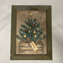 Load image into Gallery viewer, Framed Christmas Tree Print in Grey Frame
