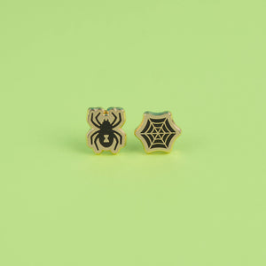 Spider & Web Earrings
