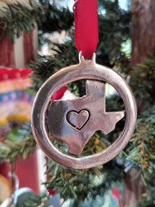 Pewter Ornament Deep in the Heart