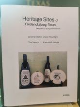 Load image into Gallery viewer, Heritage Sites of Fredericksburg Texas Counted Cross-Stitch Booklet
