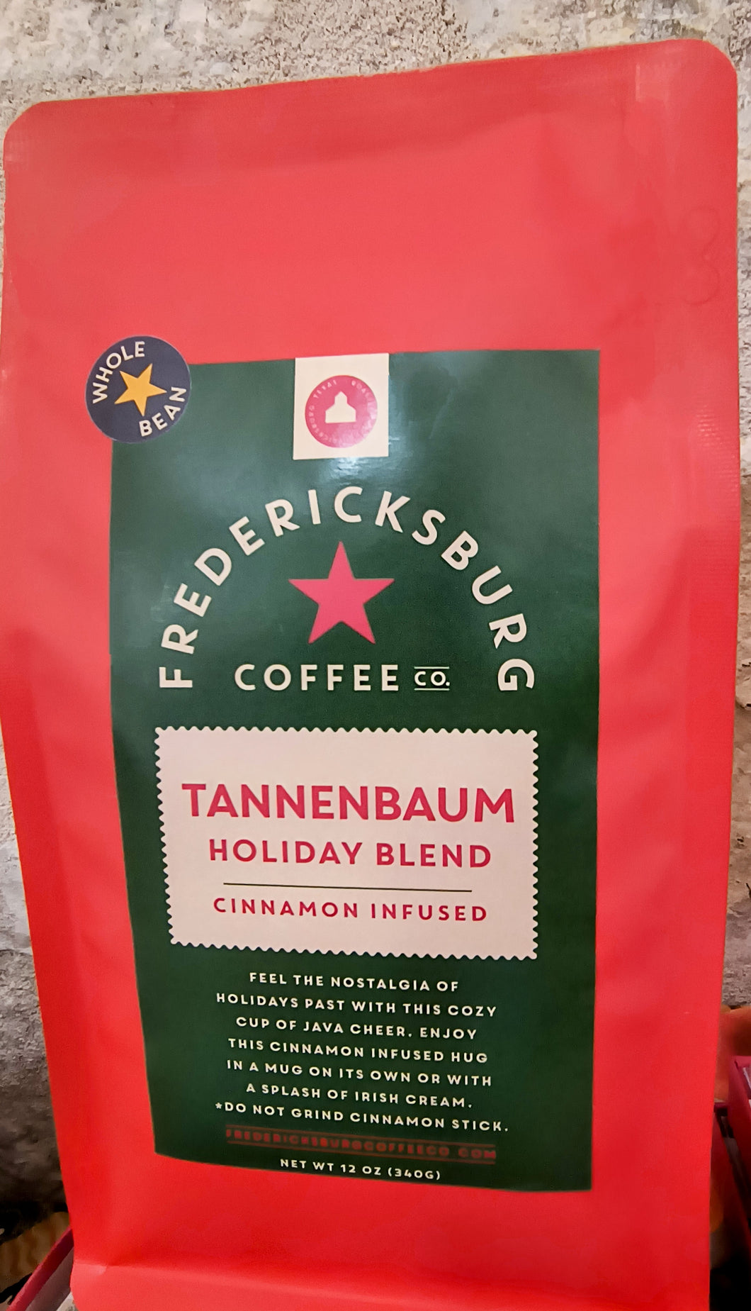 Tannenbaum Holiday Blend Cinnamon Infused Coffee 120z