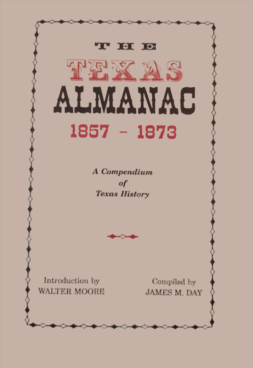 The Texas Almanac 1857-1873