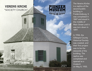 Vereins Kirche (then and now) Postcard