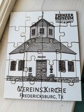 Load image into Gallery viewer, Vereins Kirche 20 Piece Wooden Puzzle with Cloth Bag
