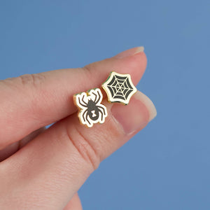 Spider & Web Earrings