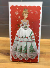 Load image into Gallery viewer, Christmas  Miss Hankie Greeting Card 
: Christmas Rose
