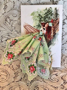 The Book Keepsake Hanky Card