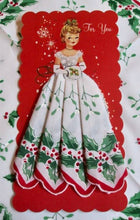Load image into Gallery viewer, Christmas  Miss Hankie Greeting Card 
: Christmas Rose
