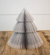 Load image into Gallery viewer, Christmas Tree Book Decor Medium
