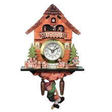 Load image into Gallery viewer, German Boy, Cow &amp; Dog Functioning Clock Fridge Magnet
