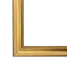 Load image into Gallery viewer, Highland Beauty Peach Botanical Framed Vintage Wall ArtPrint: Black Gold Wood Print / 6.75″ x 10″
