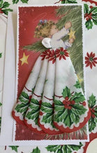 Load image into Gallery viewer, Christmas Angel Hankie Greeting Card: Holly
