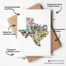 Load image into Gallery viewer, Texas Wildflower Plantable Card
