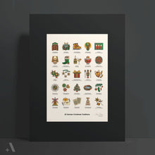 Load image into Gallery viewer, German Christmas Traditions / Poster Art Print: 12x18 - Standard (Arch B) / Print Only
