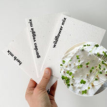 Load image into Gallery viewer, Texas Bluebonnet State Flower Design Plantable Card
