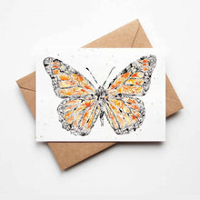 Load image into Gallery viewer, Monarch Plantable Card
